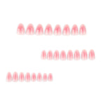Blush Gradient Almond Press-On Nails – blush pink jelly gradient fading to a sheer tip, photo 7